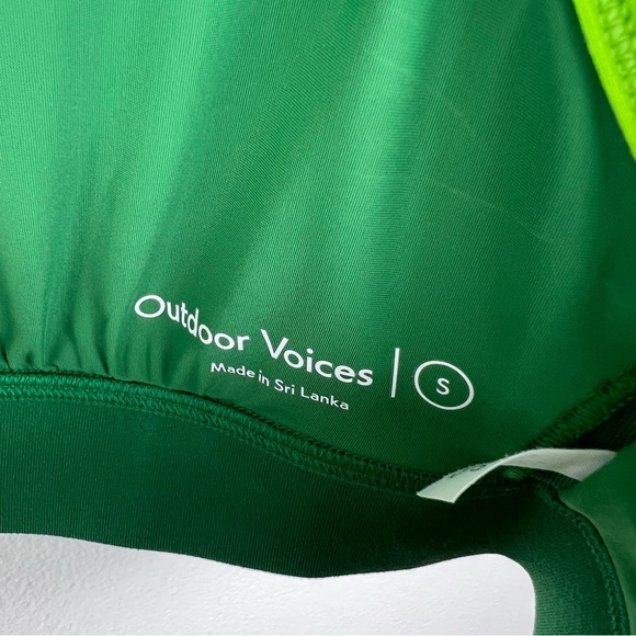 NEW Outdoor Voices Green Racer Back Sport Bra - Picture 4 of 6
